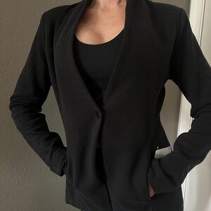 NIC+ZOE Black Open-Front Blazer Jacket XS